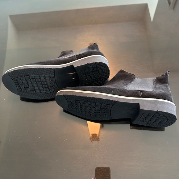 🎱NEW Men’s Suede Boots sz 9🎱#BLACK - Picture 4 of 4